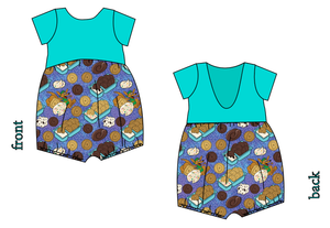 Delicious Dunkers Low Back Romper and Bubble Romper