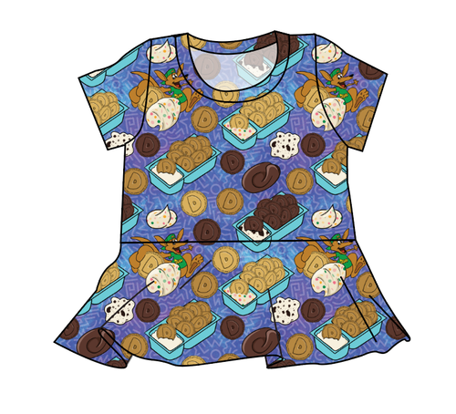 Delicious Dunkers Peplum Top