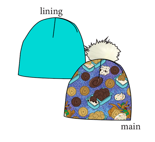 Delicious Dunkers Slouchy Beanie (Reversible!)