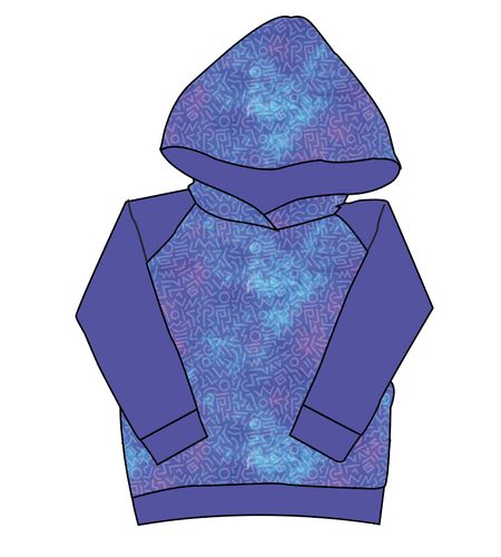 90s Splash Classic Hoodie (or Crewneck)