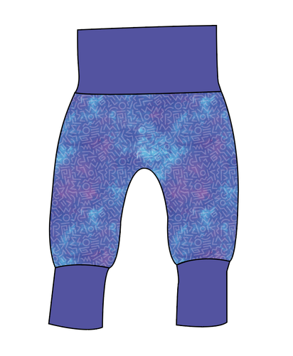 90s Splash Grow With Me Pants And Shorts
