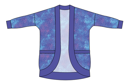 90s Splash Kids Cocoon Cardigan