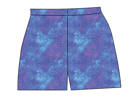90s Splash Ladies' Lounge Shorts
