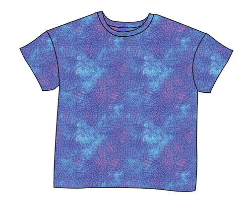 90s Splash Ladies' Oversized Tee