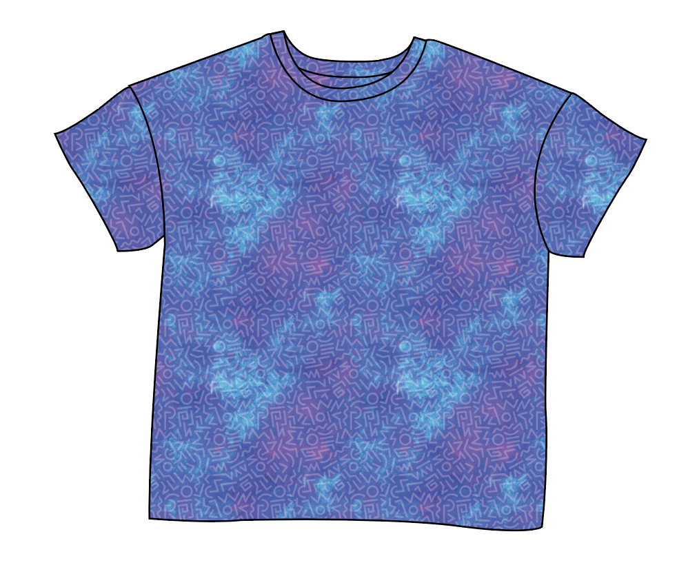 90s Splash Ladies' Oversized Tee
