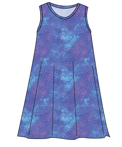 90s Splash Ladies' Swing Dress
