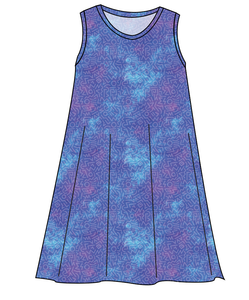 90s Splash Ladies' Swing Dress
