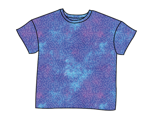 90s Splash Oversized Tee