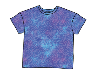 90s Splash Oversized Tee