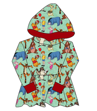 Load image into Gallery viewer, Pooh and Friends Peplum Hoodie (or Crewneck)