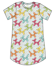 Load image into Gallery viewer, Balloon Animals Ladies&#39; T-Shirt Dress