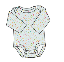 Load image into Gallery viewer, Rainbow Confetti Lap Neck Bodysuit