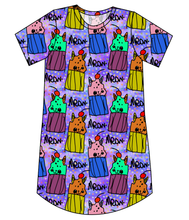 Load image into Gallery viewer, Junipers Cat Treats Ladies&#39; T-Shirt Dress