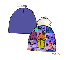 Load image into Gallery viewer, Junipers Cat Treats Slouchy Beanie (Reversible!)