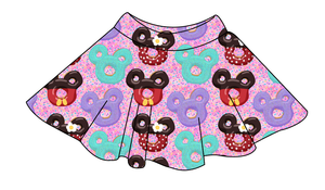 Cupcake Mouse Treats Ladies' Circle Skirt
