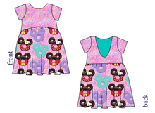 Load image into Gallery viewer, Cupcake Mouse Treats Low Back Dress
