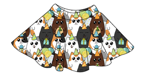 Party Cats Ladies' Circle Skirt