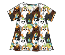 Load image into Gallery viewer, Party Cats Ladies&#39; Swing Tee