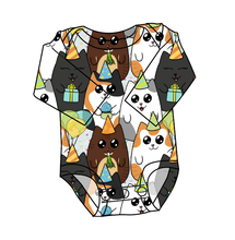 Load image into Gallery viewer, Party Cats Lap Neck Bodysuit