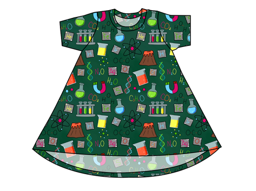 Science Rules Basic T-Shirt Dress