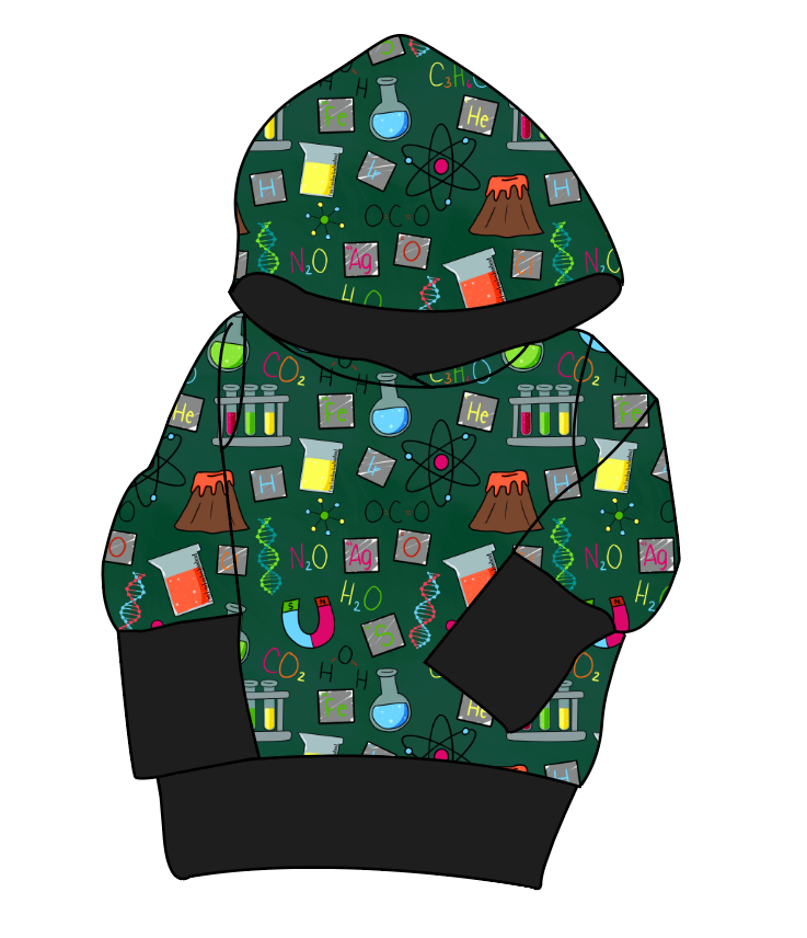 Science Rules Grow With Me Hoodie (or Crewneck)