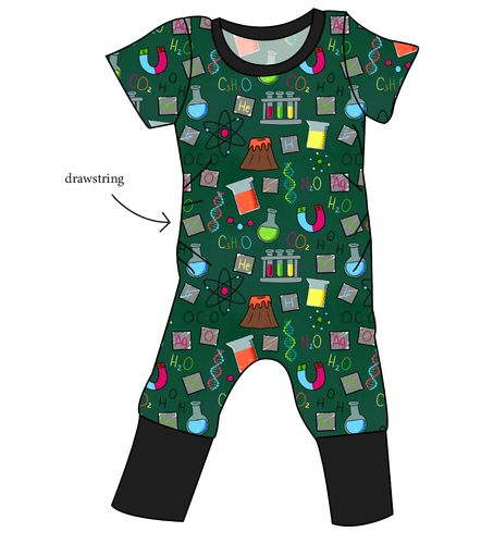Science Rules Grow With Me Pants And Shorts Romper