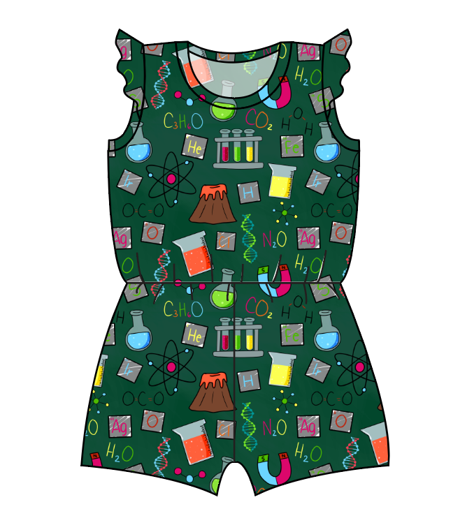 Science Rules Ivy Summer Romper
