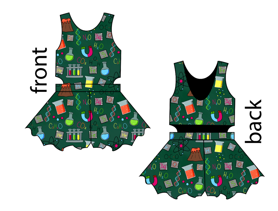 Science Rules Kids Playsuit