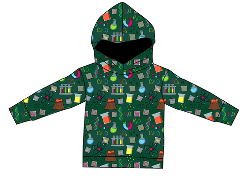 Science Rules Ladies Oversized Hoodie