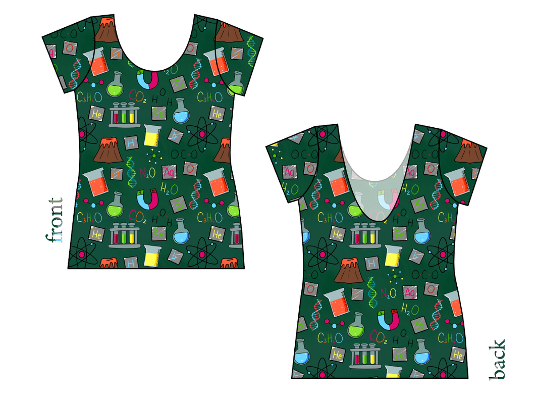 Science Rules Ladies' Low Back Ballerina Tee