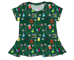 Science Rules Ladies' Peplum Top