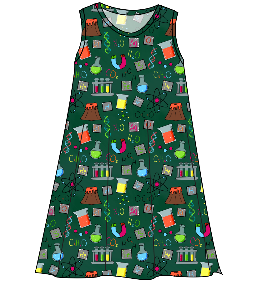 Science Rules Ladies' Swing Dress