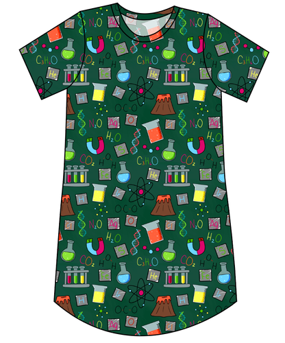 Science Rules Ladies' T-Shirt Dress