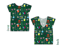 Load image into Gallery viewer, Science Rules Low Back Ballerina Tee