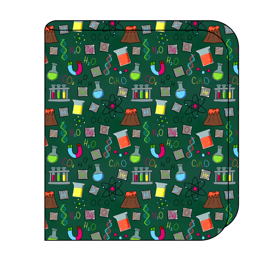 Science Rules Swaddle Blanket