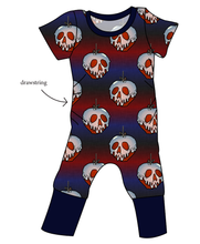 Load image into Gallery viewer, Poison Apple Grow With Me Pants And Shorts Romper