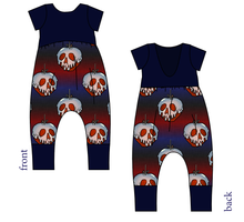 Load image into Gallery viewer, Poison Apple Low Back Romper and Bubble Romper