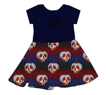 Load image into Gallery viewer, Poison Apple Molly Heart Back Twirly Dress