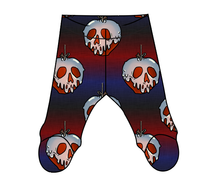 Load image into Gallery viewer, Poison Apple Newborn Footed Pants