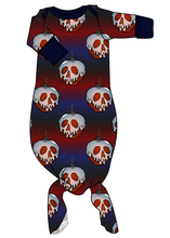 Load image into Gallery viewer, Poison Apple Newborn Knotted Gown
