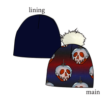 Load image into Gallery viewer, Poison Apple Slouchy Beanie (Reversible!)