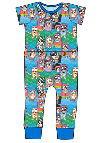 Here Comes The Grannies Bennett Pants and Shorts Length T-Shirt Romper