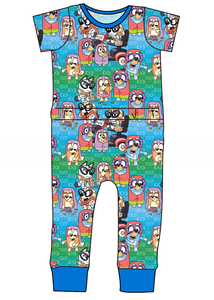 Here Comes The Grannies Bennett Pants and Shorts Length T-Shirt Romper