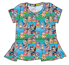 Load image into Gallery viewer, Here Comes The Grannies Ladies&#39; Peplum Top