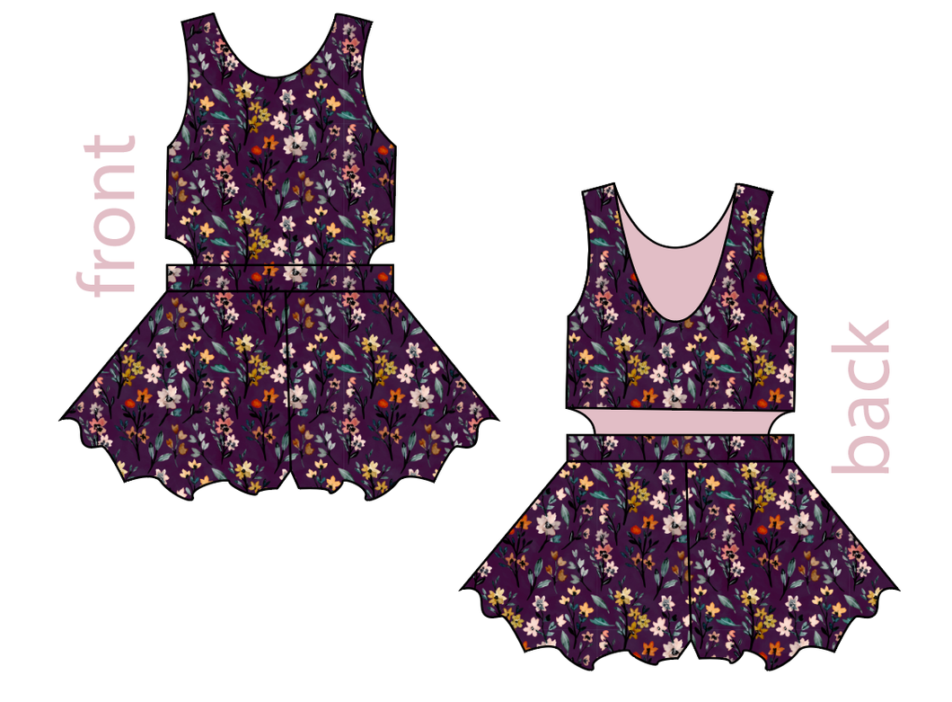 Autumn Fields Kids Playsuit