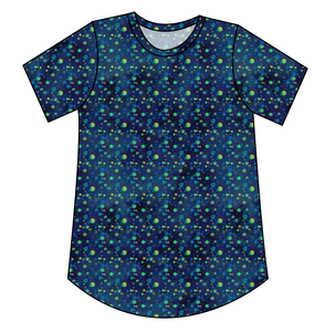 Navy Splatter Ladies' Relaxed Tee