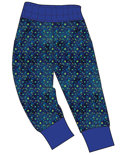 Navy Splatter Mens' Joggers and Jogger Shorts