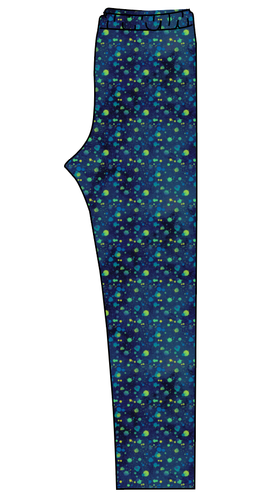 Navy Splatter Ladies' Lounge Leggings