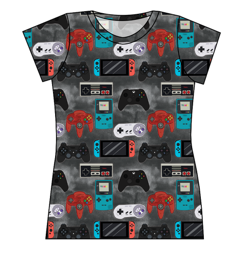 Game Controllers Ladies' Basic Tee