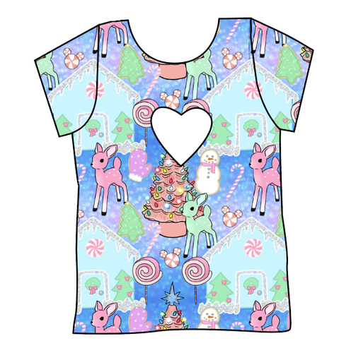 Pastel Wonderland Cambria Heart Back Tee